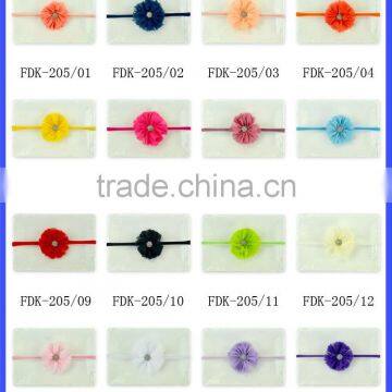 New Hair Accessories Chiffon Flower Headband Baby Flower Band Kid Toddler Girl Hair photo-6