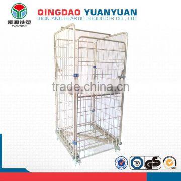 Brand new roll trolley, nestable rolling laundry container, storage roll cage