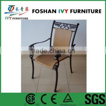 Garden outdoor sling chair furniture aluminium dining chair