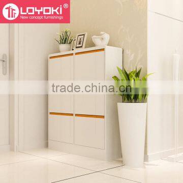 Wooden Shoe Storage Cabinet Design MDF Cabinet With 3 Drawer Fashion Morden Home Furniture for Living Room Shoe Storage photo-3