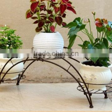 Metal plant flower pot stand