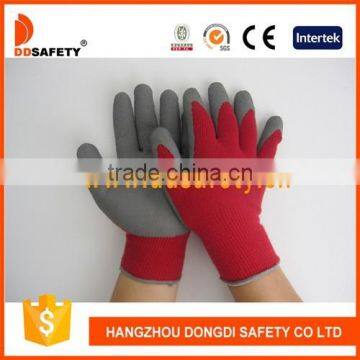 DDSAFETY Hot Sale Knitted Cotton Gloves With Latex Coating Safety Gloves From Ddsafety