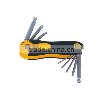 8pcs curve key set(17071 Folding Wrench Set, Wrench, multifunction)