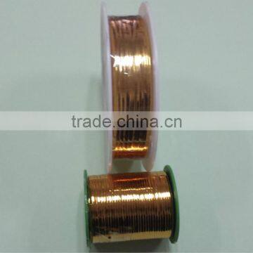 Gold Metallic Plastic Coated Twist Tie Wire for Christmas Gift Clip photo-6