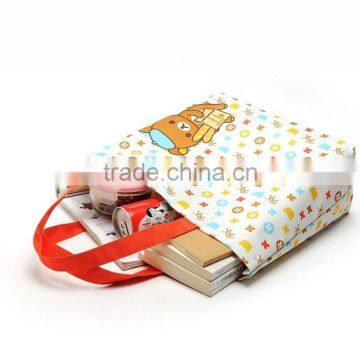 Cute Bear Printing Nylon Shopping Tote Bag,Wholesale Women Nylon Tote Bag photo-4