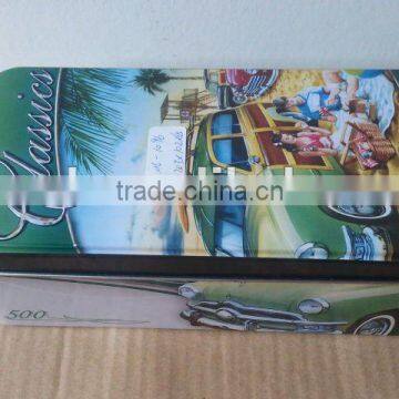 Printed Rectangle Metal Tin for Car Model