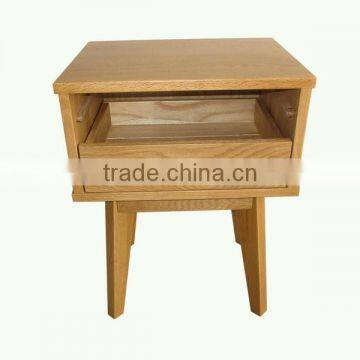 2 Drawer Solid Wood Bedside Cabinet photo-3