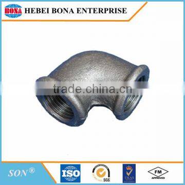 Malleable Iron Pipe Fitting 90 Degree Elbow With Beaded Edge photo-3