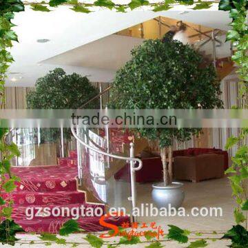 Located in china Hotel hall high simulation competitive price all kinds of 10ft high bonsai banyan tree plastic