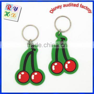 OEM Soft Rubber Keychain , Silicone Keyring , Logo Debossed Key Chain photo-6