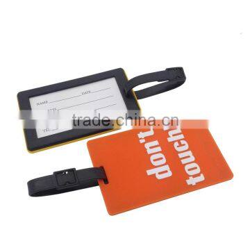 Customized Silicone Rubber Luggage Bag Label Tag , Soft PVC Silicone Luggage Tag photo-2