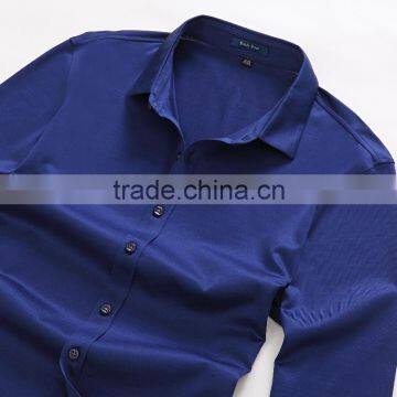 Mens High Quality Slim Fit Blank Customized Mercerized Cotton t Shirt photo-3