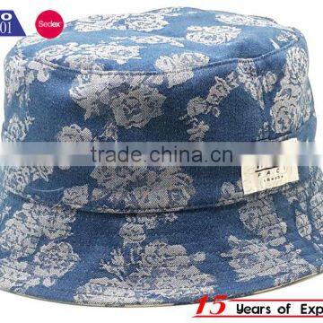 floral reversible bucket hat and cap