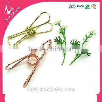 rose gold silver color wire folder binder clips for creative stationery gift sets 32mm 55mm 70mm