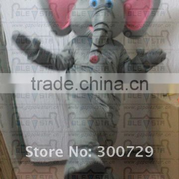 hot sale grey elephant mascot costumes NO.2318