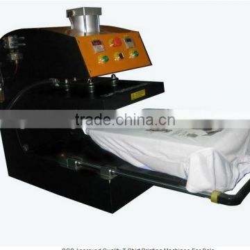 CE high quality pneumatic heat press machine with only one press bed