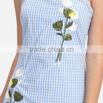 Latest Summer Women's Embroidery Dress Design photo-2