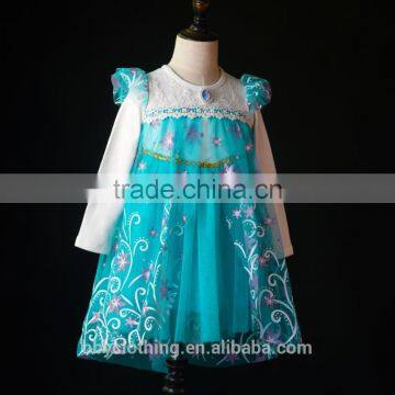 Hot 2017 Summer Girl Fashion Dress Children Clothing Girls Princess Party Dresses Baby Kids Clothes photo-2