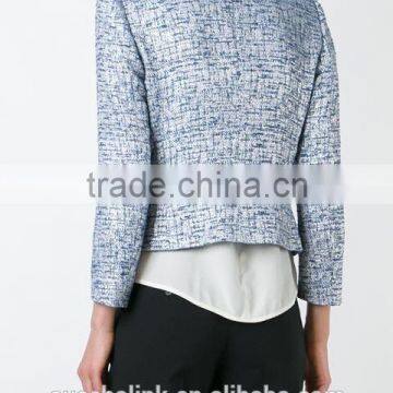 Nice Design Outdoor Ladies Elegant Tweed Jacket Low Price photo-2