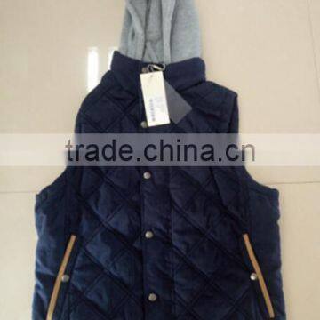 Factory Waistcoats Bulk Wholesale Vest With Hood Casual Mens Vests photo-2
