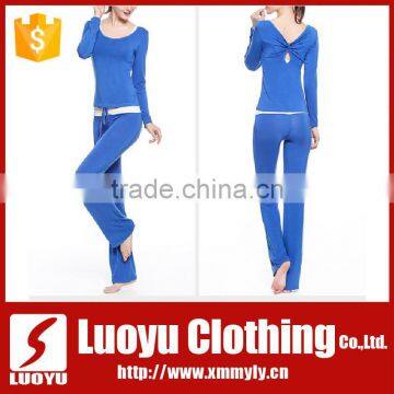 2017 Spring Long Sleeve Running Yoga Sports Gym Wear Suit