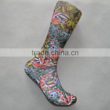 Polyester Cotton Printed Socks for Men photo-2