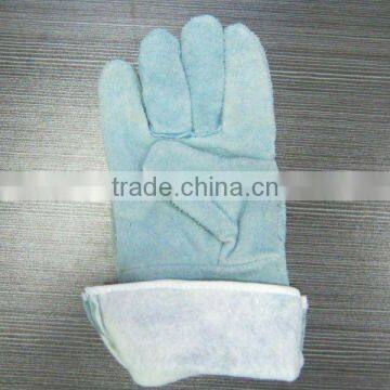 Industrial long leather welding safety gloves for hands protection