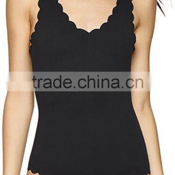 ladies black and strape one piece swimwear