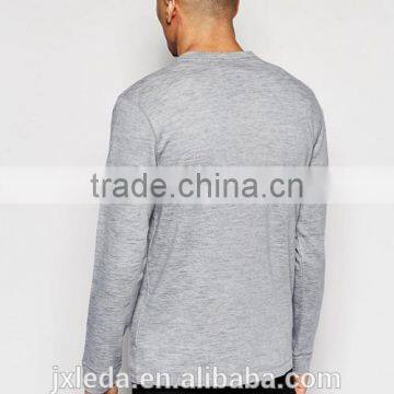 Jiangxi Mass Garm Ent Factory, 2016 Men Long Sleeve Quick Dry Slim Fit Henley Tee Shirt Overseas Custom photo-2