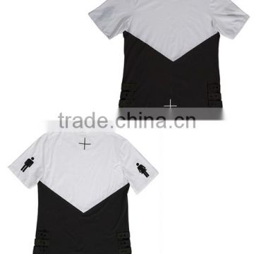 wholesale bulk new pattern plain white women hip hop t-shirts manufacturers China urban clothing streetwear