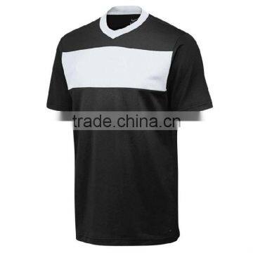 Your own design black and white soccer jersey