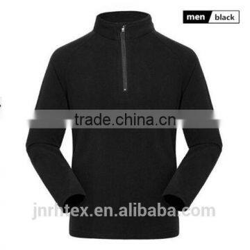 Mens Cotton Half Zip Sweatshirt Without Hoods photo-2
