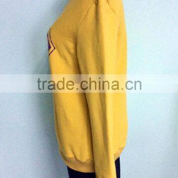 New Comfortable Design Solid Color Cotton Fleece Women Diamond Printing Sweatshirt With Hood photo-3
