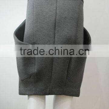 Fashion Women Neoprene Knit Skirt photo-3