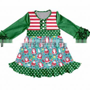 2017 Boya yiwu children clothes Christmas costume girls dress yiwu wholesale cloth