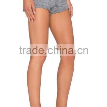 Latest Ruffle Shorts Pants Women Wholesale Fashion Running Shorts/pants photo-4