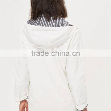 2017 OEM Hot Sale Petite Anti-wind Jacket With Patch Pockets for Women photo-4