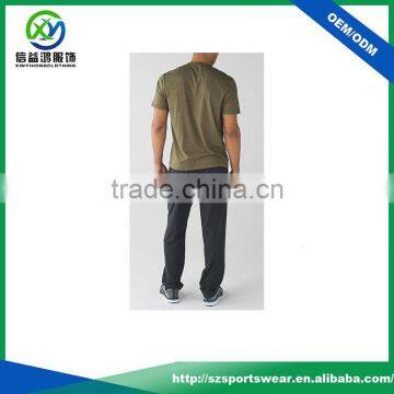 2017 Popular Color Design Nature Skin-friendly 95 Cotton /5 Elastane T-shirt / t Shirt Men photo-3