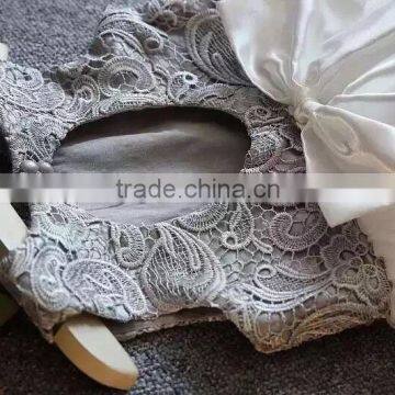 Modern Summer Lace Flower Baby Girl Birthday Vest Dress photo-3