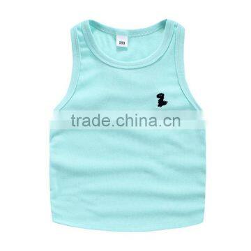 Wholesale Summer Sleeveless Cotton Boys Casual Children Tops photo-2