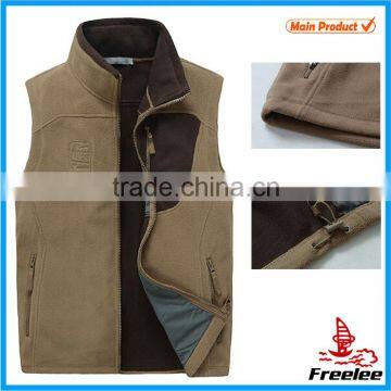 2015 Wholesale Mens Sleeveless Polar Fleece Vest