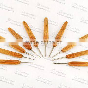 Knitting Needle Crochet Hook With Bamboo Material Crochet Hook Set