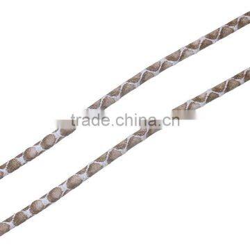 Polyurethane Leather Jewelry Thread Cord Light Brown 3.5mm( 1/8"), 5 M