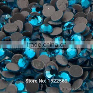 2058HF(1440Pcs/lot) Hight Quality Blue Zircon Rhinestones FlatBack HotFix Crystal SS20 photo-5