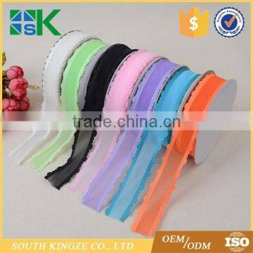 Wholesale 2.5cm solid color yarn lace tablecloth lace ribbon trim accessories