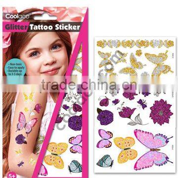 Colorful Glitter Temporary Tattoo body tattoo Fashion tattoo sticker