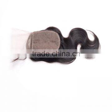 Free Parting Human Hair Closure Piece Hot Sale Top Quality Cheap Silk Base Closure With Baby Hair photo-4