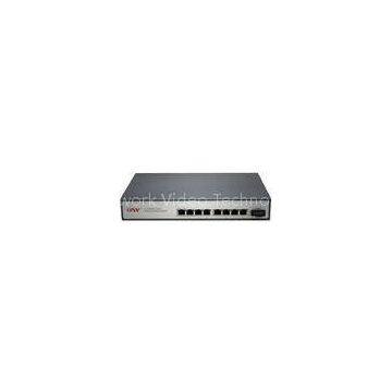 1.6 Gbps 802.3at PoE Switch 8 Ports PoE Ethernet Switches With Fiber Port