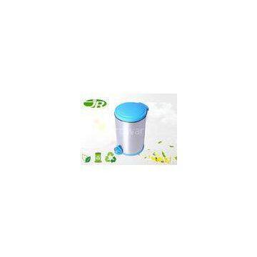 Colored White Pedal Bin Stainless Steel Pedal Bin 5 Liter For Home , Kitchen