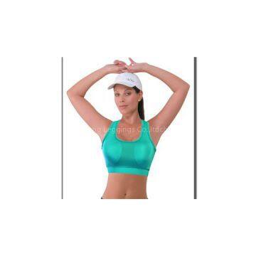 Solid Neon Color Support Sport Bra